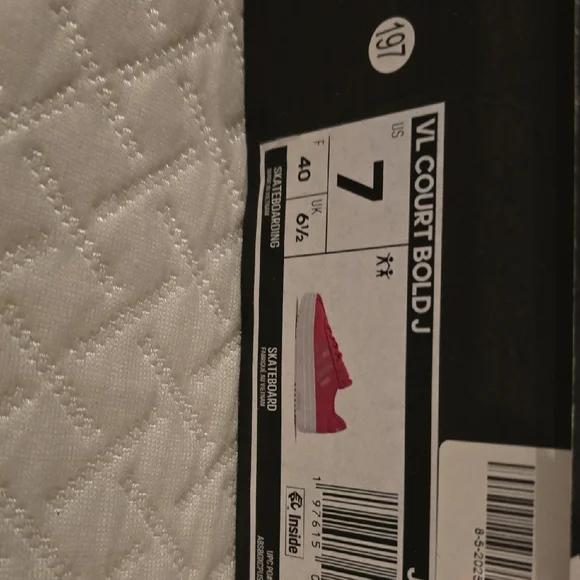 adidas Pink Platform Sneakers with Crystal Three-Stripes - Picture 3 of 5